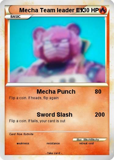 Pokemon Mecha Team leader EX