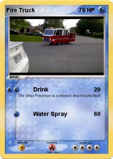 Pokemon Fire Truck