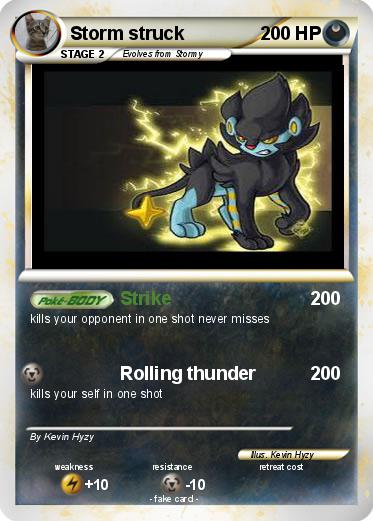 Pokemon Storm struck