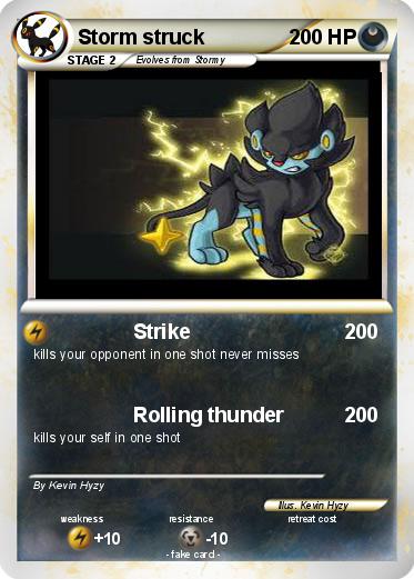 Pokemon Storm struck