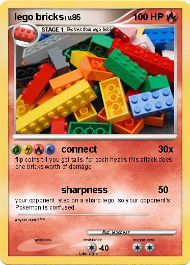 Pokemon lego bricks