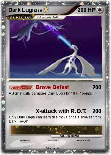 Pokemon Dark Lugia