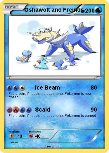 Pokemon Oshawott and Freinds