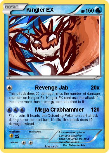 Pokemon Kingler EX