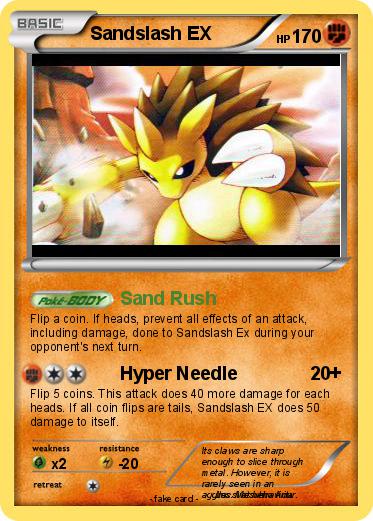 Pokemon Sandslash EX