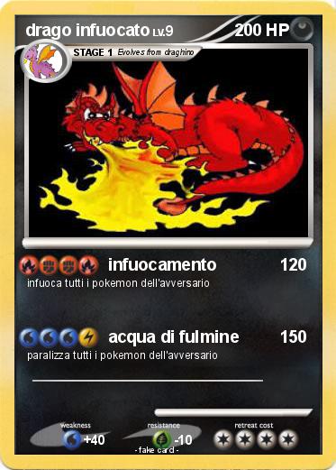 Pokemon drago infuocato