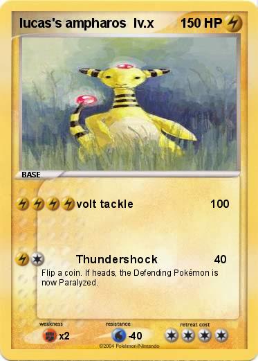 Pokemon lucas's ampharos  lv.x