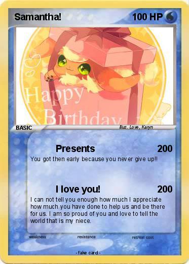 Pokemon Samantha!