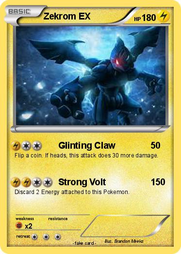 Pokemon Zekrom EX