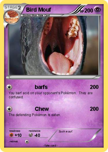 Pokemon Bird Mouf