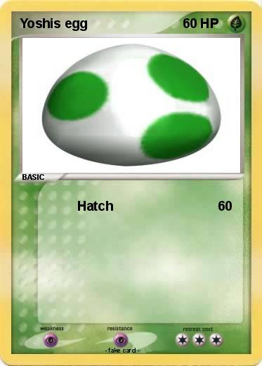 Pokemon Yoshis egg