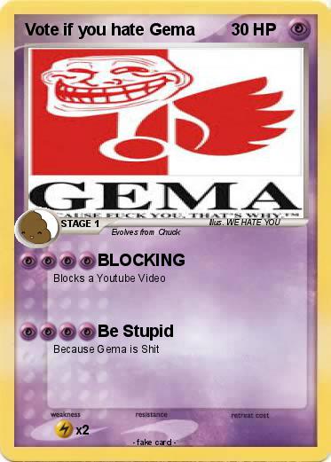 Pokemon Vote if you hate Gema