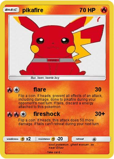 Pokemon pikafire