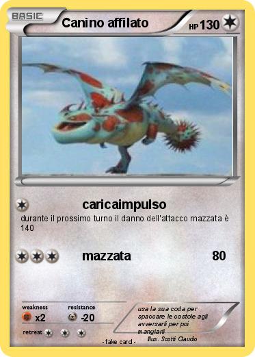 Pokemon Canino affilato