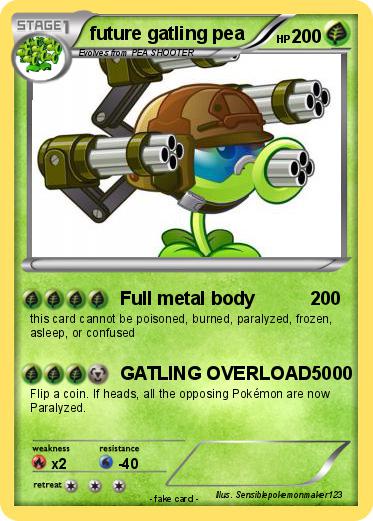 Pokemon future gatling pea