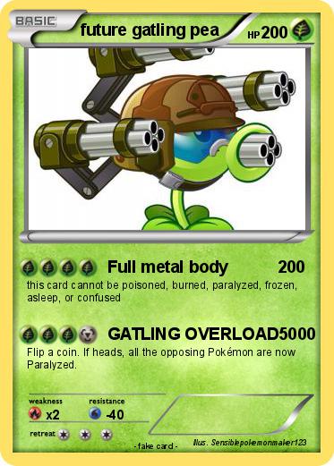 Pokemon future gatling pea