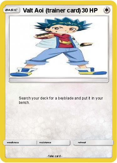 Pokemon Valt Aoi (trainer card)