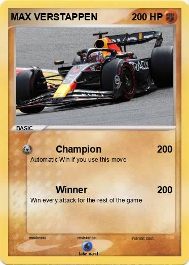 Pokemon MAX VERSTAPPEN