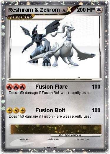 Pokemon Reshiram & Zekrom