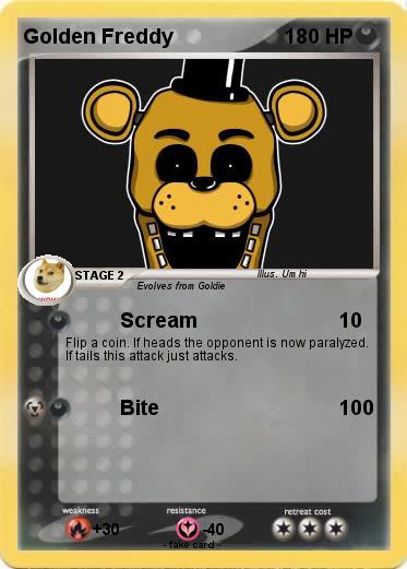 Pokemon Golden Freddy