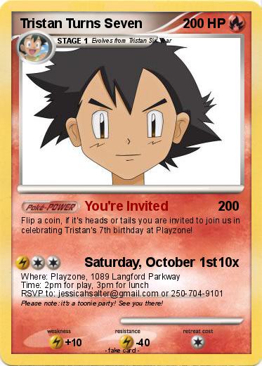 Pokemon Tristan Turns Seven