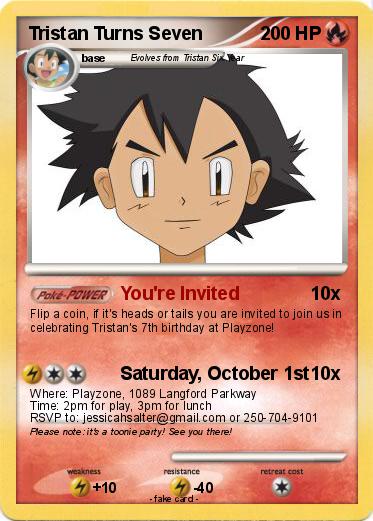 Pokemon Tristan Turns Seven