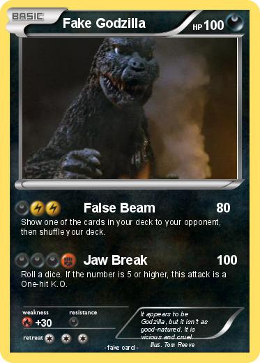 Pokemon Fake Godzilla