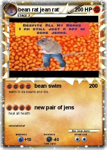Pokemon bean rat jean rat