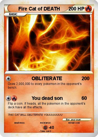Pokemon Fire Cat of DEATH
