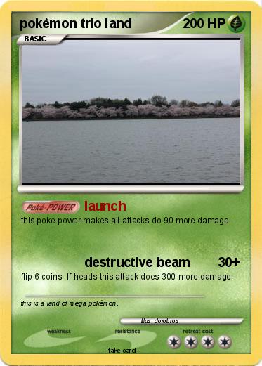 Pokemon pokèmon trio land