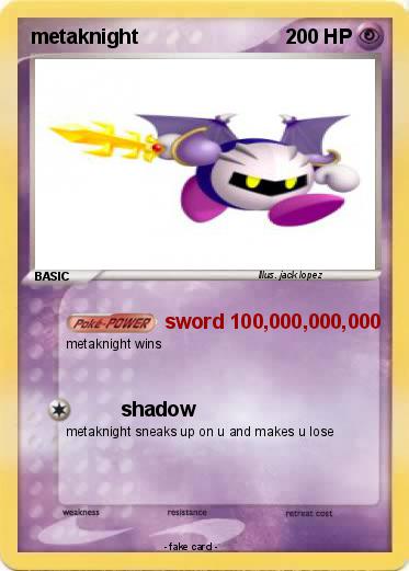Pokemon metaknight