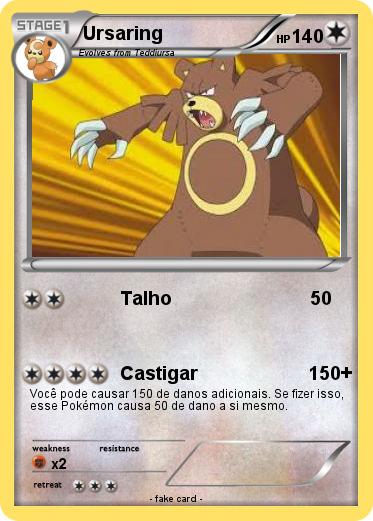 Pokemon Ursaring