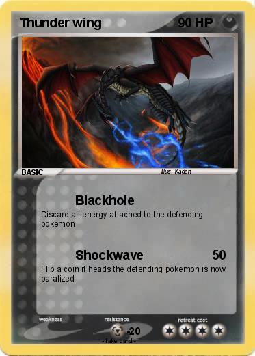 Pokemon Thunder wing