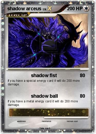 Pokemon shadow arceus