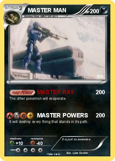 Pokemon MASTER MAN