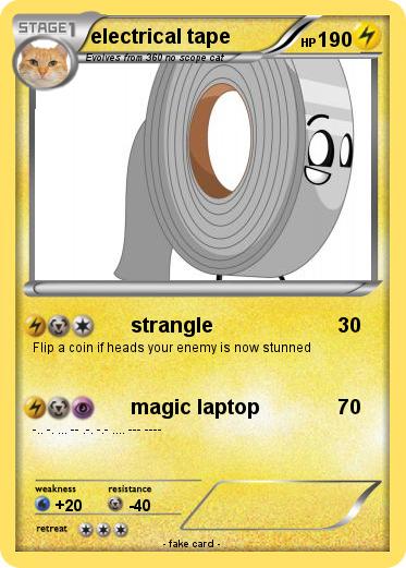 Pokemon electrical tape