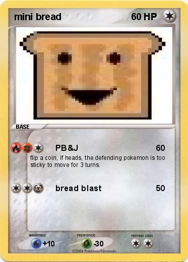 Pokemon mini bread