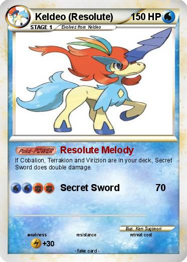 Pokemon Keldeo (Resolute)