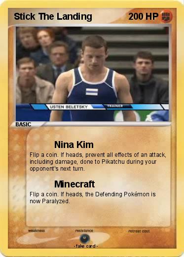 Pokemon Stick The Landing