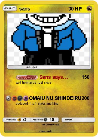 Pokemon sans