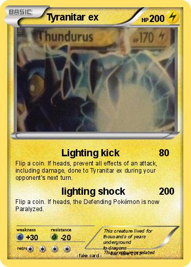 Pokemon Tyranitar ex