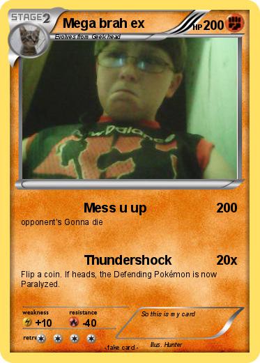Pokemon Mega brah ex