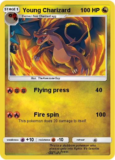 Pokemon Young Charizard