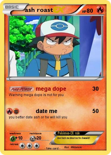Pokemon ash roast