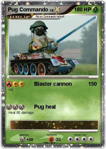 Pokemon Pug Commando