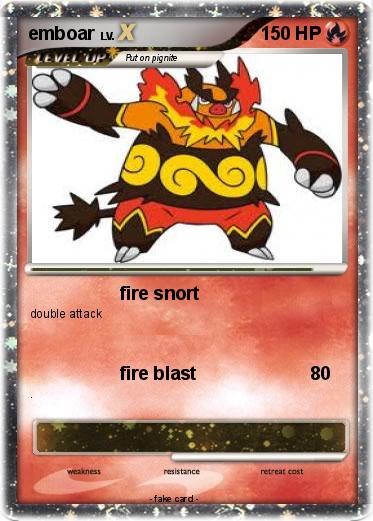 Pokemon emboar