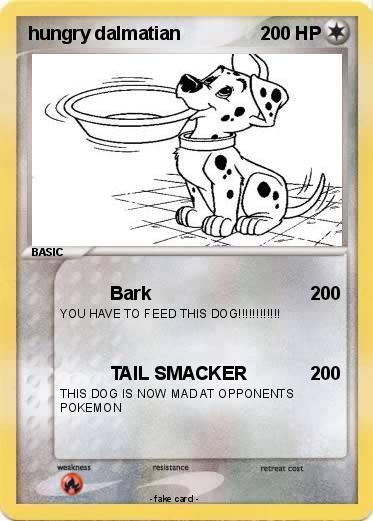 Pokemon hungry dalmatian