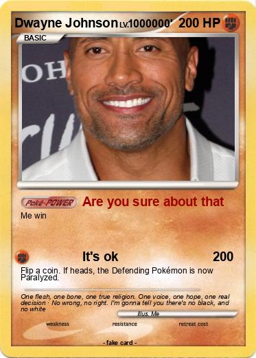 Pokemon Dwayne Johnson