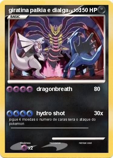Pokemon giratina palkia e dialga