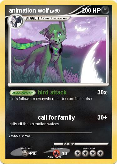 Pokemon animation wolf